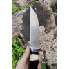 ЧОРНИЙ ГЕНЕРАЛ авторський ніж ручної роботи майстра Leo Knife, сталь Elmax в ламінаті з нержавіючого дамаску, 62 HRC, купити замовити в Україні